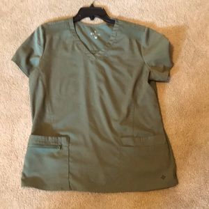 Med Couture Scrub Top Sage Green Women’s